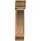 Ekena Millwork Thorton Traditional Smooth Bracket w/ Offset Brace, Western Red Cedar, 7 1/2"W x 28"D x 32"H BKT0806X28X32THR01SWR - alternate 3